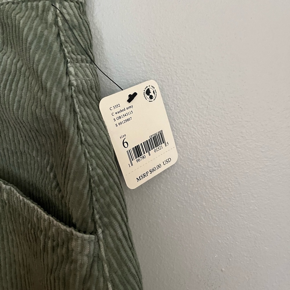 Free People‎ corduroy mini skirt— NWT Size 6 - Picture 4 of 4